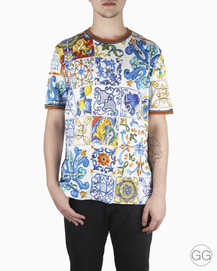 Camiseta Dolce & Gabbana Original Estampada Masculina